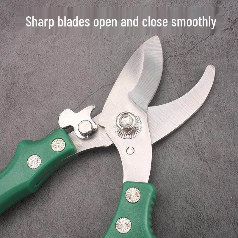 Stainless Steel Pruning Shears: Powerful Garden and Orchard Tree Branch Cutter