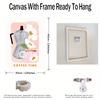 Framed Flower Wall Art Coffee Multi Scene Display Canvas Poster Decorative Art Mural Poster - Ideal Gift for Bedroom