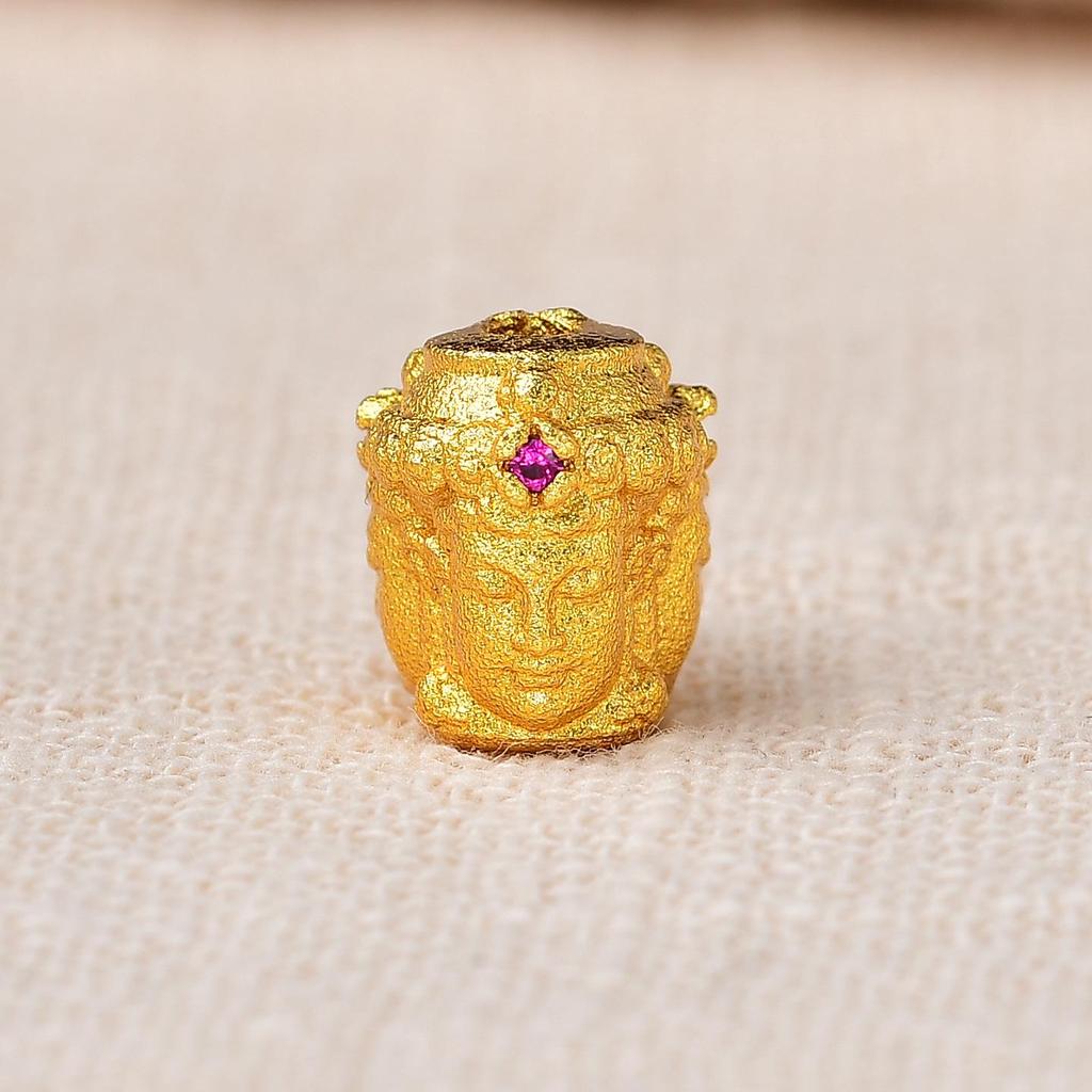 Vintage Gold Spacer Beads for DIY Bracelets & Necklaces – High-Grade Crystal Accessories with Strong Color Protection