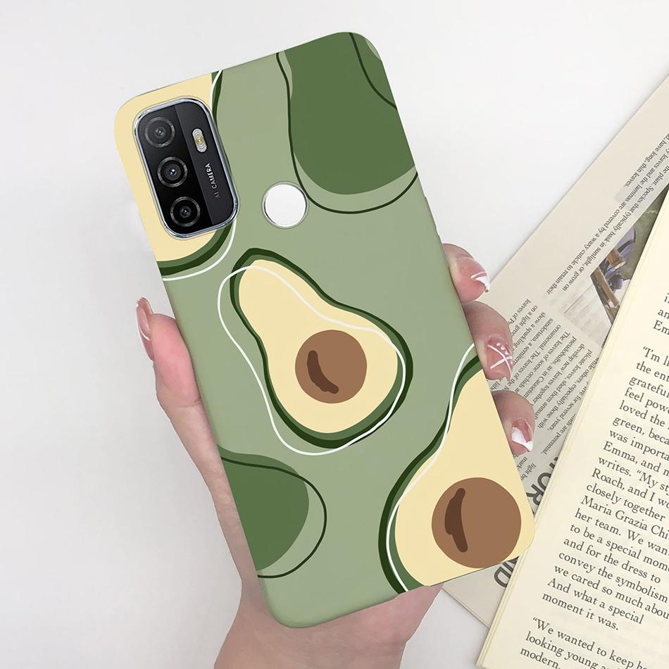 For OPPO A53S 2020 Case Cartoon Coque Heart Painted Silicone Phone Back Cover For Oppo A53s A 53s A53 S Oppoa53 2020 Shell Case