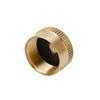 Portable Brass Propane Canister Cover Propane Tank Caps Durable Lid Cylinder Seal Brass Material Great for 1lb Cylinders