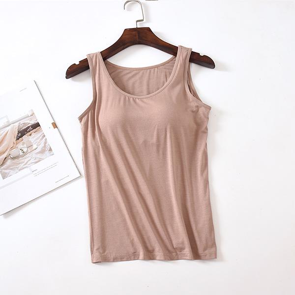 Women's Padded Camisole Top - Wireless Bra-T