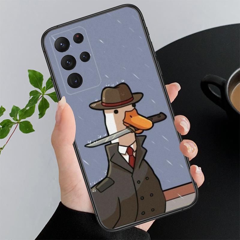 Phone Case For Samsung A17 A55 A16 A56 A35 A15 A53 A54 A33 A34 A25 A05S A52 A52S A07 A26 A06 Goose Game Duck