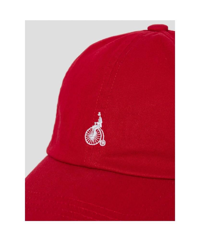 Binpolaegseseoli Cotton Twill Logo Washed Ball Cap - Red
