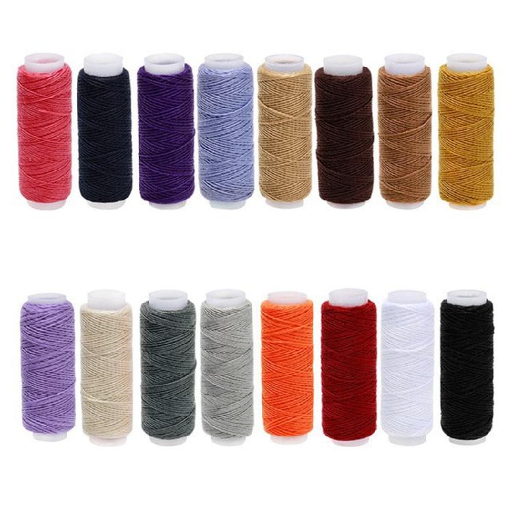 

10/16/24 Colors Polyester Sewing Thread Flat Durable Cord for Sewing Crafts 1
