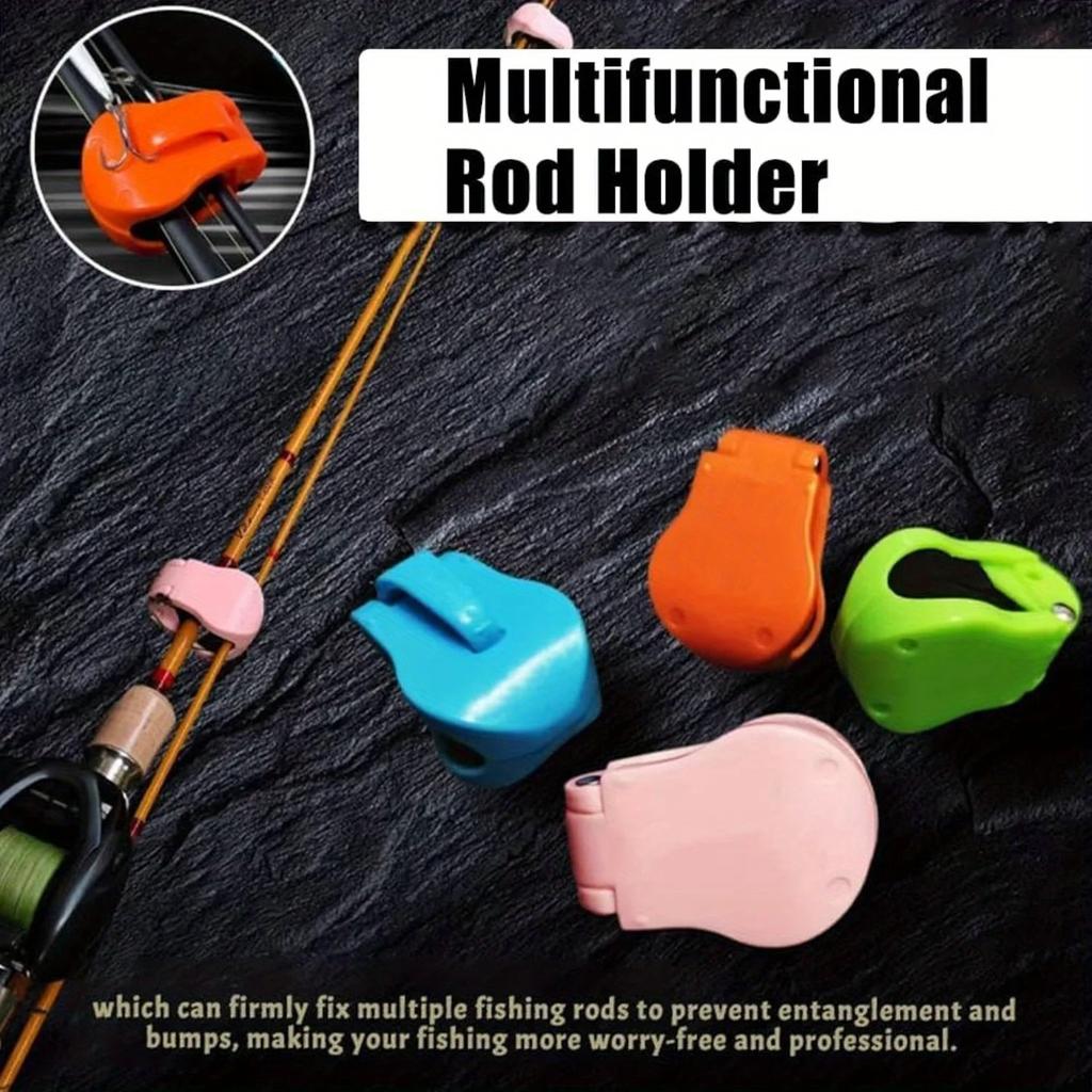 Fishing Rod Holder, Pole Belt, Fastener, Suspenders, Strap, Elastic Cable, Fishing Rod Storage Tool, Tackle Box Accessories