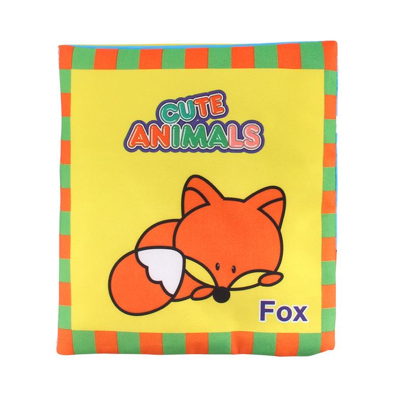 

Style Infant Tactile Soft Cloth Book Babys Early Cognitive Educational Supplies Forest Animals
