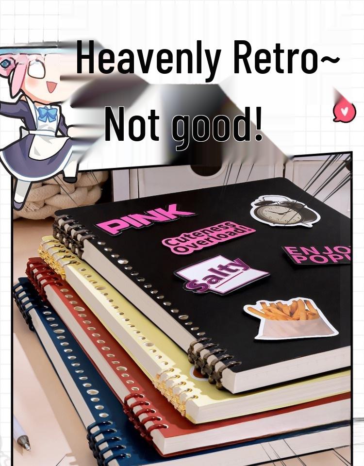 Ergonomic, High-value Loose-leaf Notebook with Detachable Binder; Suitable for High School and Junior High Students.