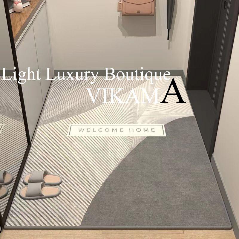 Crystal Velvet Modern Fashion Simple Carpet Living Room Bedroom Bedside Carpet Anti-slip Dirty Resistant Washable Rug