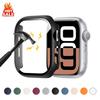 Tempered Glass+Cover For Apple Watch 42mm 46mm 45mm 44mm 41mm 40mm Hard PC Screen Protector Case iWatch Series 11 10 9 8 7 6 SE3