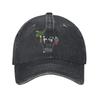 Gewaschene Baseballkappe Bad Bunny Debi Tirar Más Fotos Lässige Trucker-Kappe Für Die Sonne Unisex Für Herren Für Sport