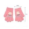 VIISEN Popular Design for Girls Ages Cute and Perfect for Winter and Cycling Size Ages Kids' Gloves, Five-Finger 2-5, Warm, Outings, School, (Green,