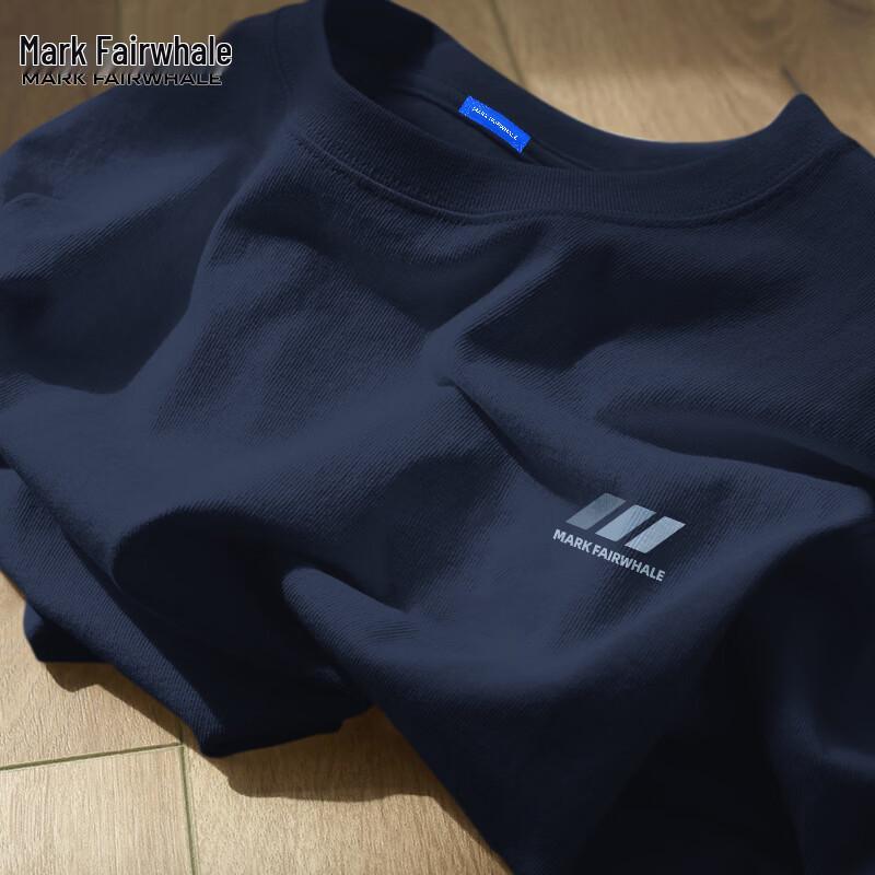 Mark Fairwhale Men's Basic Crew Neck Cotton T-Shirt