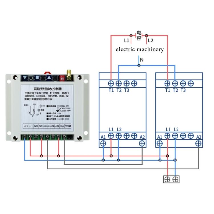 AC220V~380V Wireless Remote Control Switch Relay RF Transmitter 315/433MHZ
