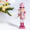 35cm Nutcracker Puppet Figure, Christmas Nutcrackers, Wooden Soldier Statue Toy, Ornament