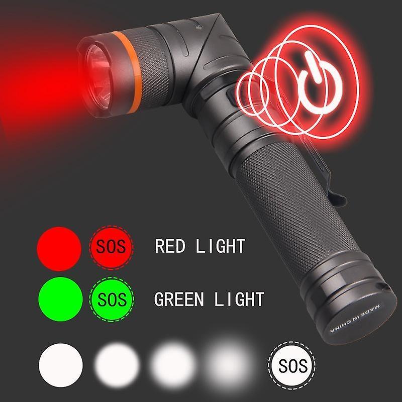LED Torch USB C Rechargeable Handheld 2 in 1 UV Flashlight, 1000 Lumens 4 Modes Powerful Torch
