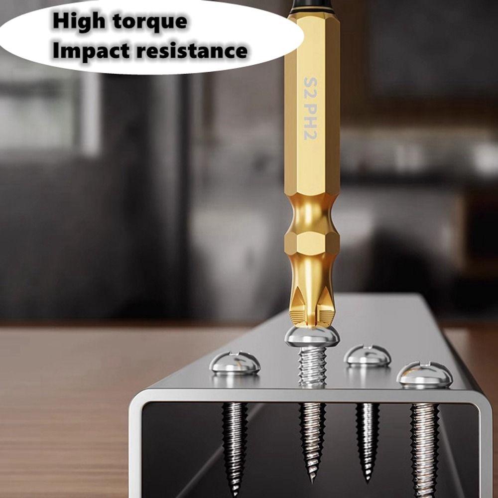 With Magnetizer Cross Head  Bit High Hardness Electric Screwdriver Bit  Screw Driver Hand Tool