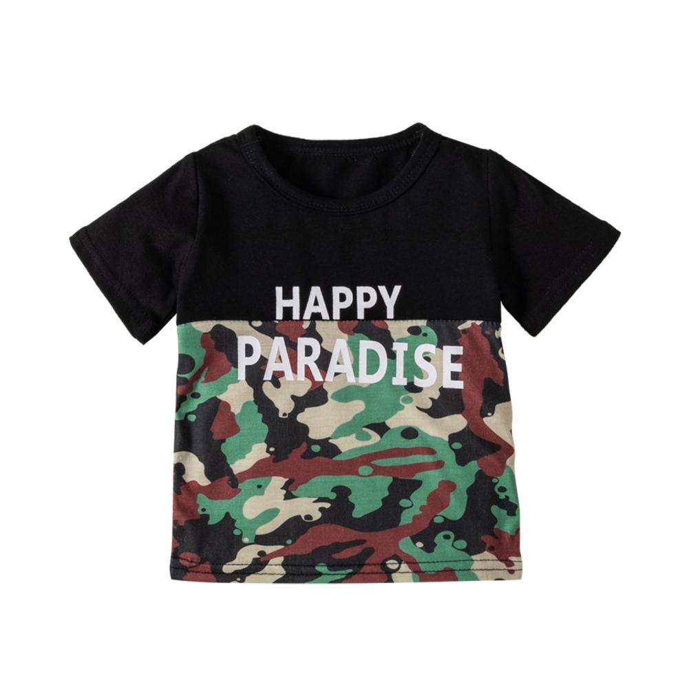 Boys Summer Short Sleeve T-Shirt + Shorts Set