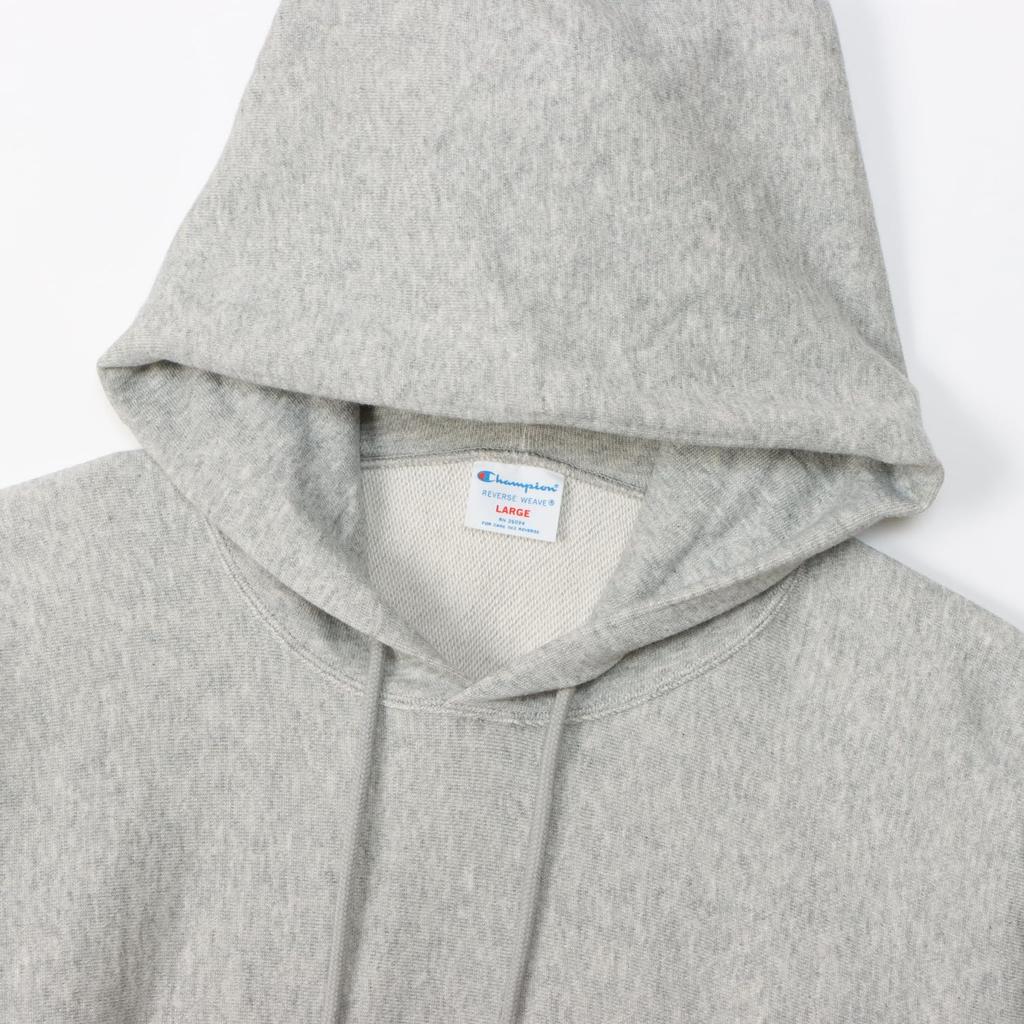 Champion Long Sleeve Cotton 10oz Relax Fit Fleece Hoodie with Embroidered Logo and Reverse Hoodie Oxford Size XL Men's 100% Weave® (C3-Y131), Gray,