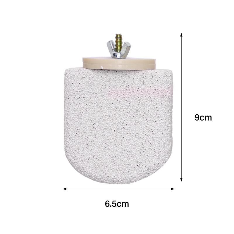 Creative Ice Cream Shaped Parrot Stand Pole Matte Finish Bird Platform with Tooth & Claw Grinding Stick Pet Supplies for Parrots