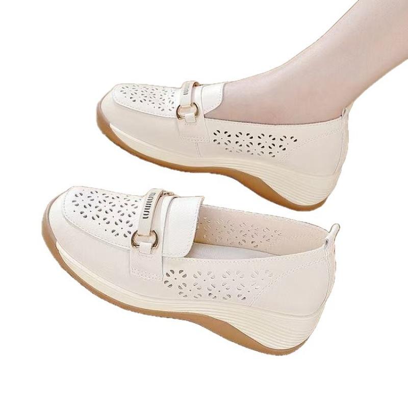 Breathable, Versatile Platform Flats for Women, Casual Shoes, New Style, Heightening Shoes