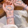 Chinesisches Mittelalterliches Ruyi-Schloss Perlenarmband - Vielseitiger und eleganter Fu-Glücksbringer