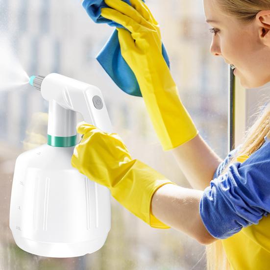Cordless Electric Sprayer 2L Rechargeable Spray Bottle Portable Lightweight Gardening Sprinkler Bottle for Cleaning