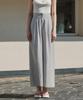 ZEROSTREET Linen Wide Pants / Gray