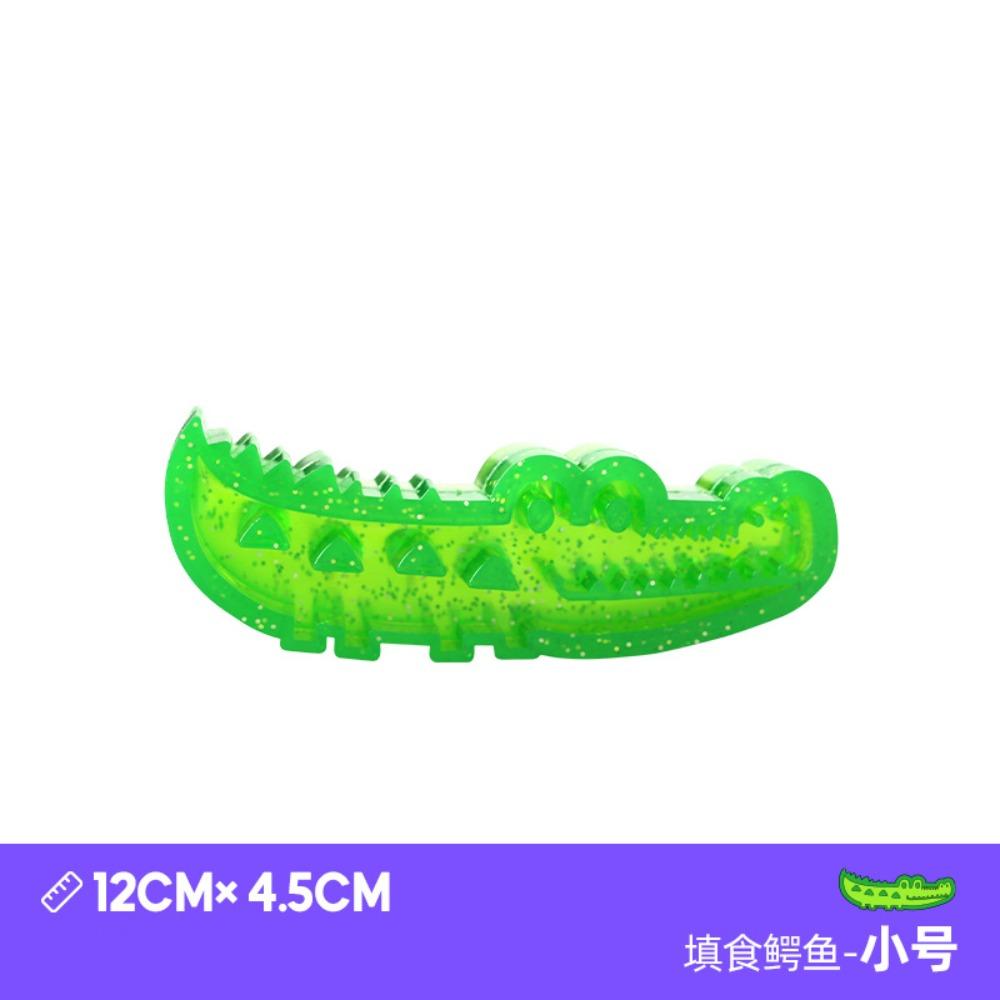 

Игрушка для собак Крокодил для чистки зубов, медленного кормления, жевания, апортировки, для хранения лакомств, жевания, тренировки S