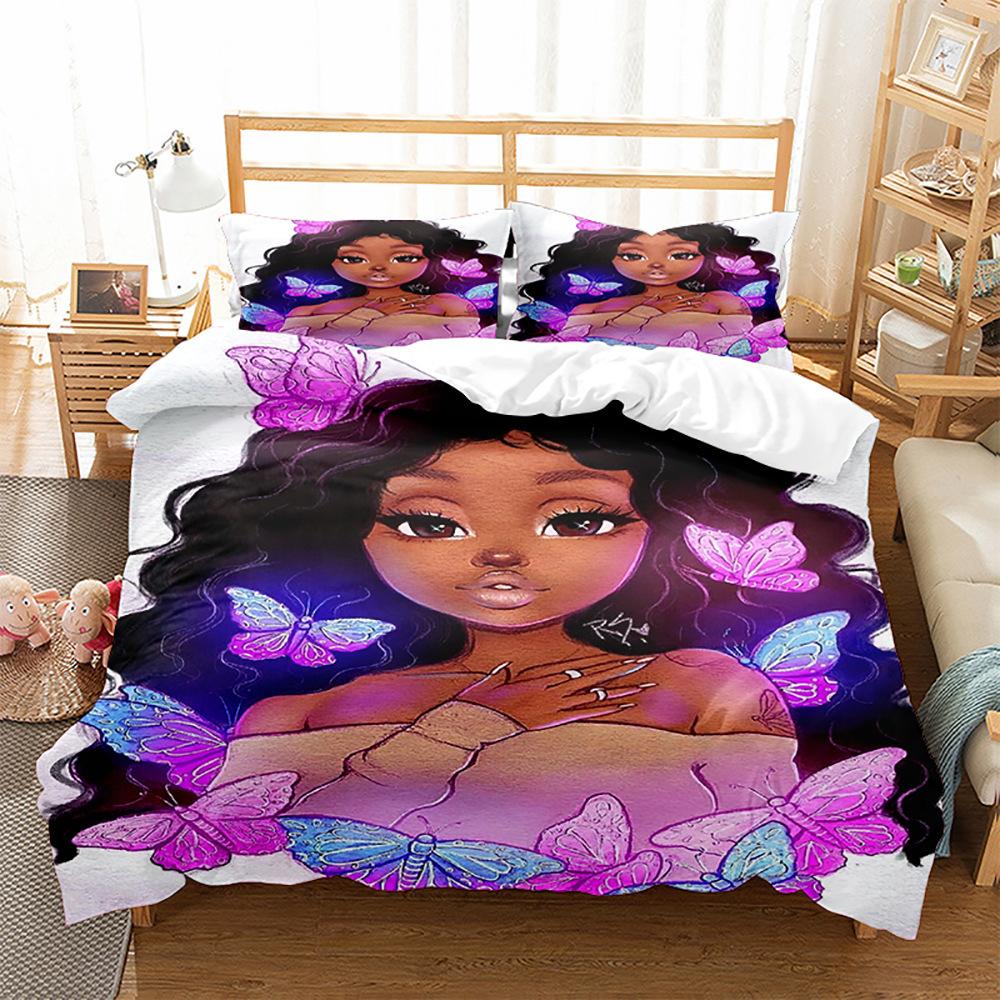 Moda teknoloji baskısı, 3D dijital baskı, nevresim takımları, yorgan kılıfları, yastık kılıfları, üç parçalı setler