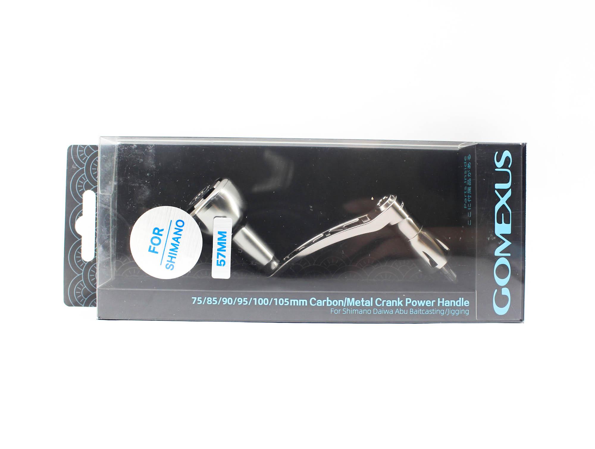 

Gomexus LYS57AS30SKBK Спиннинг с алюминиевой серебряной 57 мм ручкой Shimano (6279)