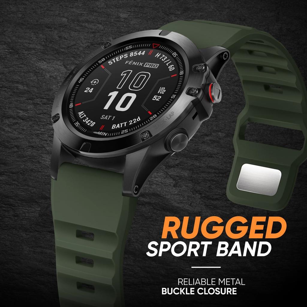 26mm Quick Release Strap for Garmin Fenix 8 51MM 7X 6x 5x 3 TACTIX 7 Enduro 3 2 Descent Mk3 2 1 Quaitx3 Instinct 2x Watch Accessories