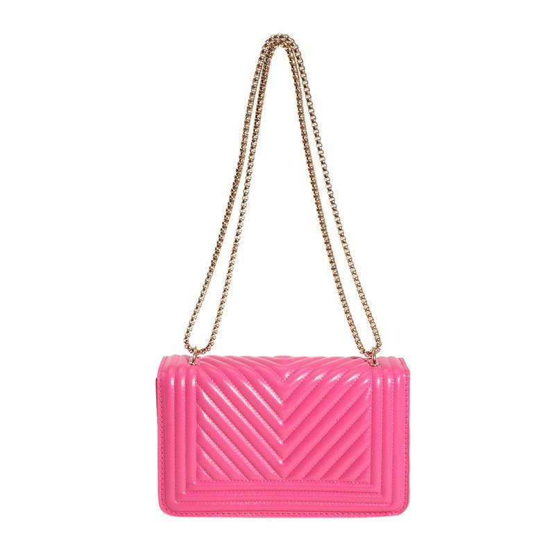 Fashionable Quilted Texture Pu Shoulder Bag For Women 2023 Summer Trendy