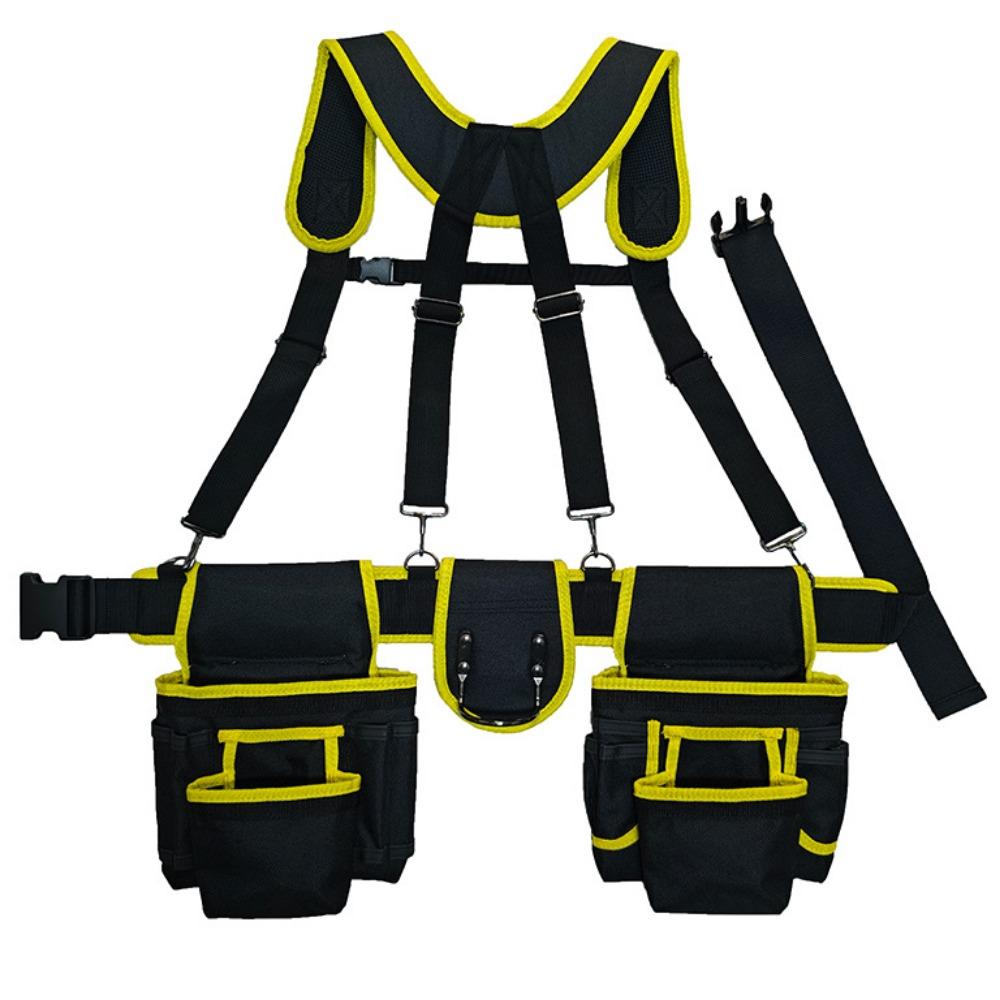 Large Capacity Woodworking Tool Belt Adjustable Design Multi Functional Tool Belt  Carpenter Work