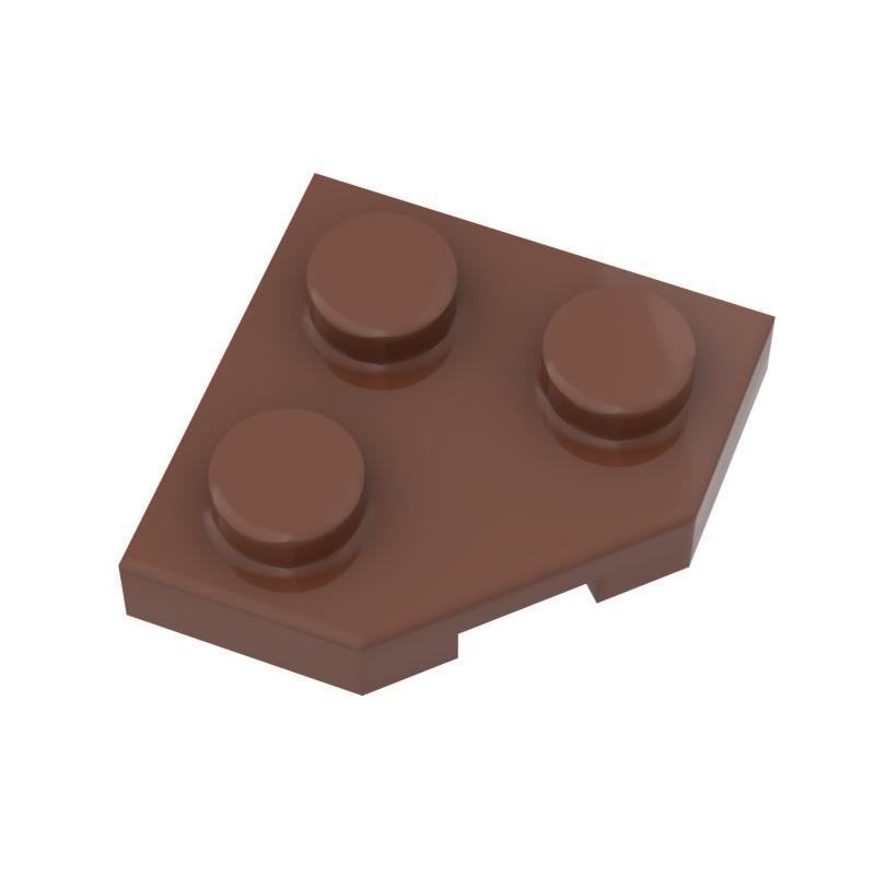 Non-Toxic Moc 10Pcs 26601 Wedge Plate 2X2 Building Blocks Kit Cut Corner Board Bricks Educational Particle Diy Toys Children Birthday Gift