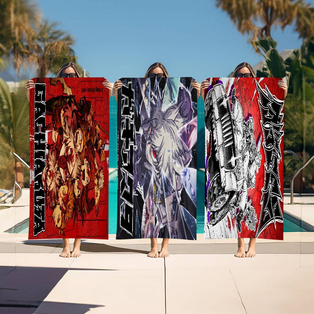 Popular Fantasy Anime G-Gachiakuta Beach Towel Colorful Bath Towels For Girl Microfiber Quick Dry Custom Sand Free Beach Yoga