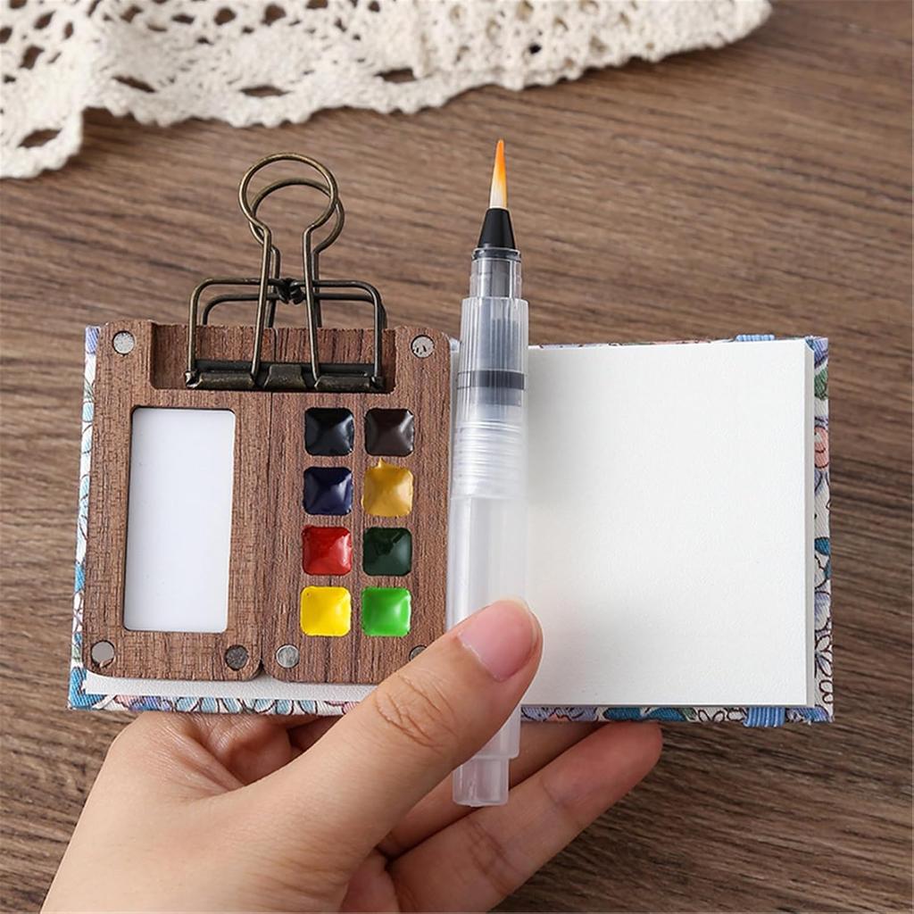 Biora Paint Palette Travel Kit, Biora Mini Paint Kit, Biora Paint Set, Pocket Artist Watercolor Travel Set, Solysta Travel Paint Palette