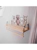 Nordic Koraliki drewniane wiszące na ścianie Półka Stojak do przechowywania do wystroju wnętrz