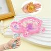 Squishy Turtle Fidget Toy Small Glitter Turtle Squeeze Toy Cute Animal Anti Stress Fidget Splat Decompressions Vent Squeeze Toy