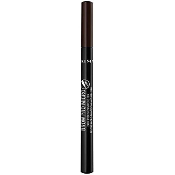 Crayon sourcils Rimmel - Feutre micro pointe - Fini naturel 24H - Dark brown