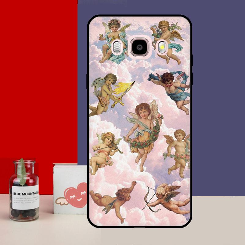 Чехол с принтом «Детский ангел» для Samsung Galaxy J4 J6 Plus 2018 J8 A6 A7 A8 A9 J1 A3 A5 2016 J3 J5 J7 2017