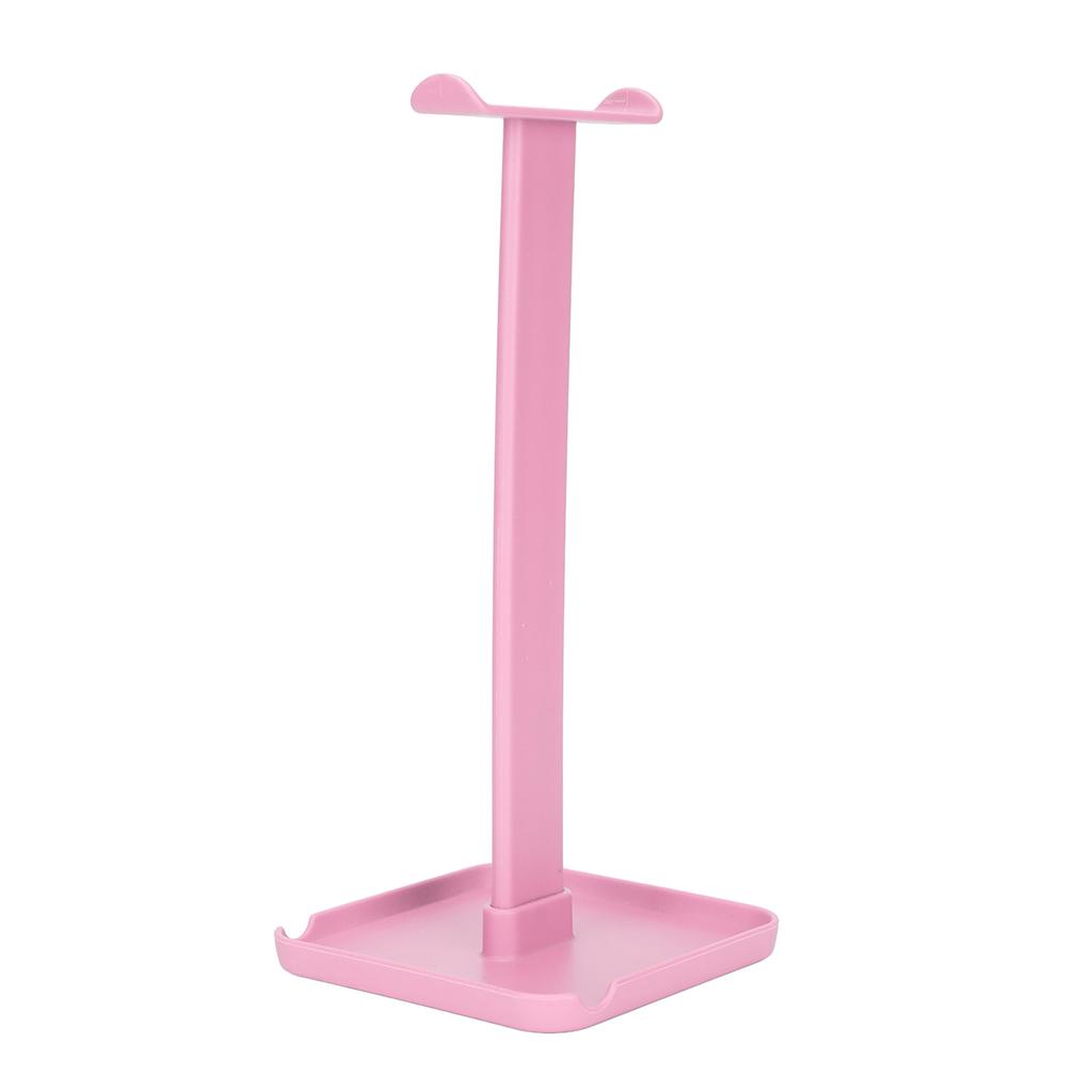 Headphone Stand Multifunctional Space Saving Sturdy Durable Stable Bright Color Headset StandPink