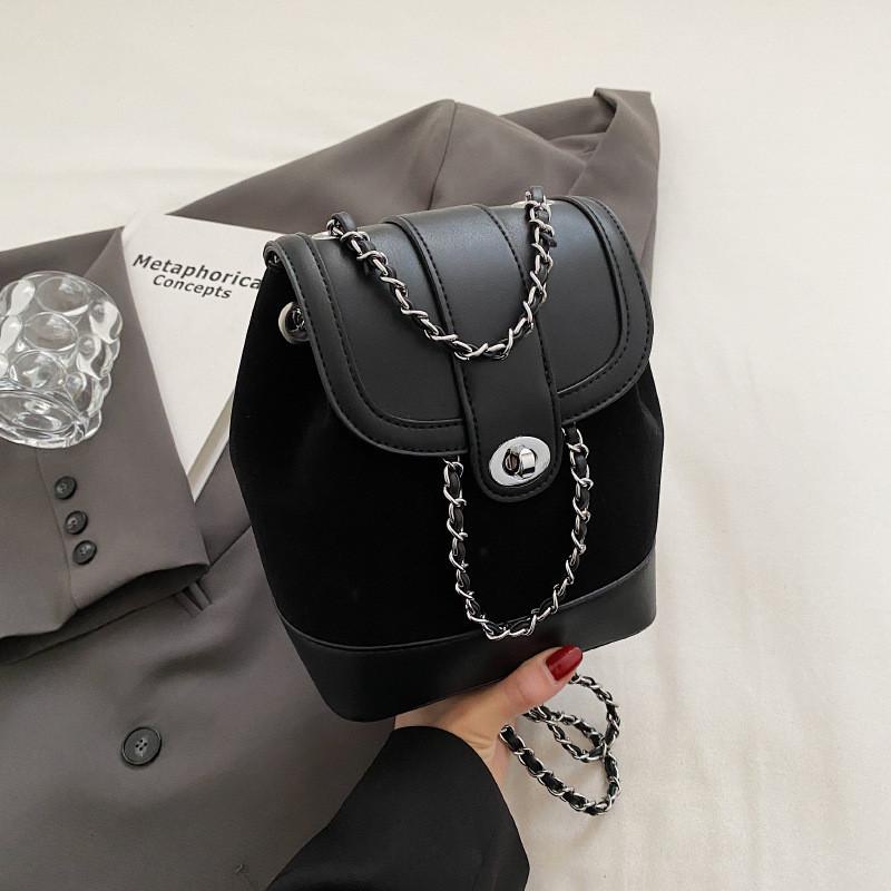 Trendy Retro Suede Shoulder Bag For Women 2023 Fall Winter Stylish Crossbody Bag