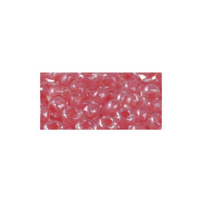 Perle Rocaille arktis lustrée Rose corail 2,6mm 17 g
