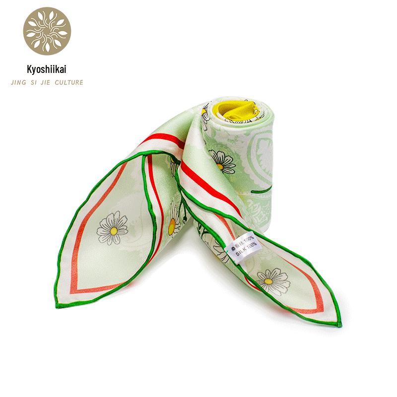 Daisy Love Mulberry Silk Scarf