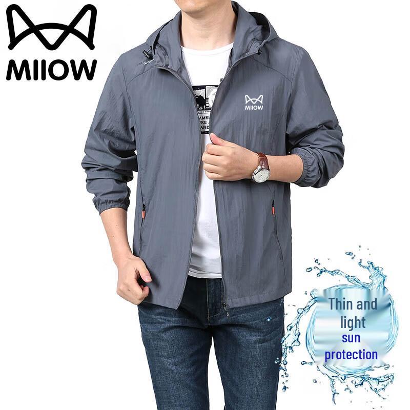 

MiiOW Men s Hooded Sun Protection Jacket XL