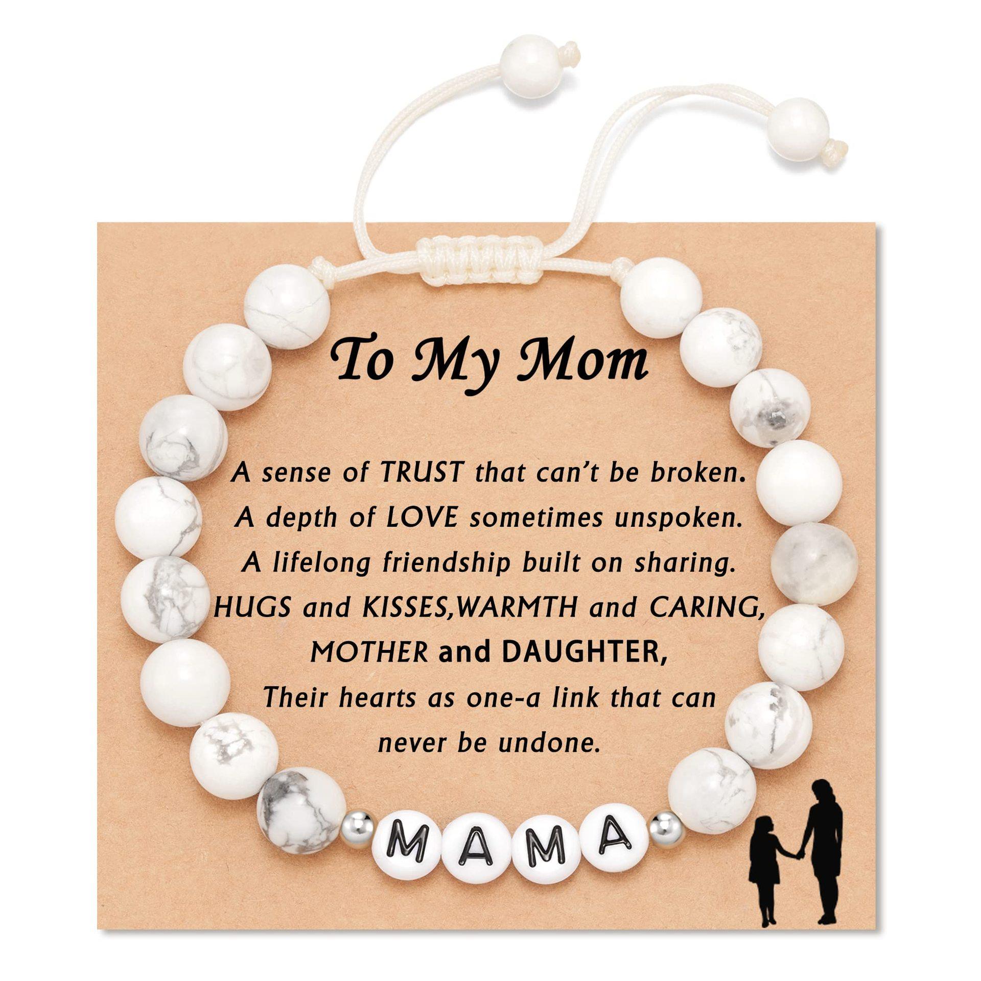 

JYL TS Bracelet Women s Gift Style Attracts Blessings And Sweet Relationships MAMA card лимонний льодовик кольору