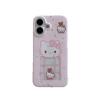 Glitter Kitty Bear iPhone Case for 17 Pro Max/16/15/14