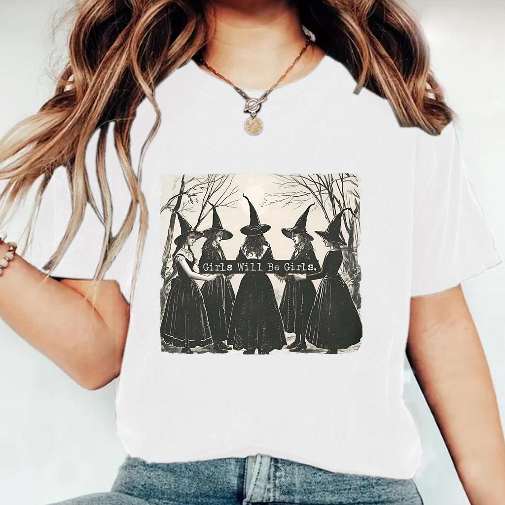 European & American Summer Women's Crew Neck Short Sleeve Casual Fashion 'Girl Is Girl' T-shirt