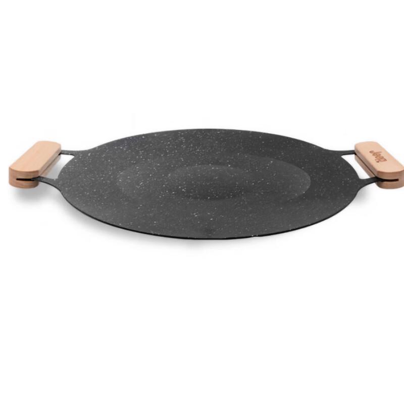 JEEP Outdoor Cast Iron Grill Pan 32cm